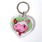 Animal Crossing New Horizons Amiibo Heart Keyrings