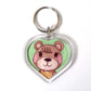 Animal Crossing New Horizons Amiibo Heart Keyrings