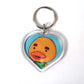 Animal Crossing New Horizons Amiibo Heart Keyrings