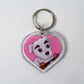 Animal Crossing New Horizons Amiibo Heart Keyrings