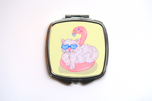 Summer Kitties Pocket Mirror