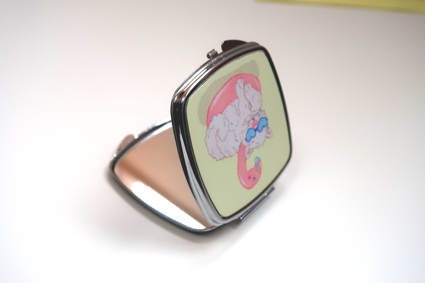 Summer Kitties Make-up Bag and Mirror set