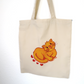 Orange Cat Tote Bag