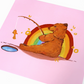 Rainbow Bear Square 210mm Print