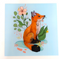 Fox Square 210mm Print