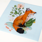 Fox Square 210mm Print