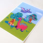 Dinosaur Crossing A5 Print (Animal Crossing inspired)
