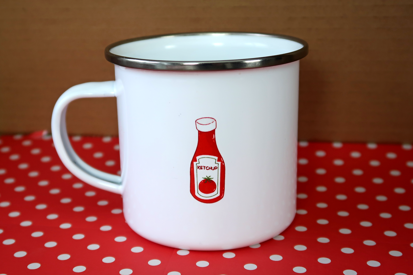 Ketchup Unbreakable Enamel Mug