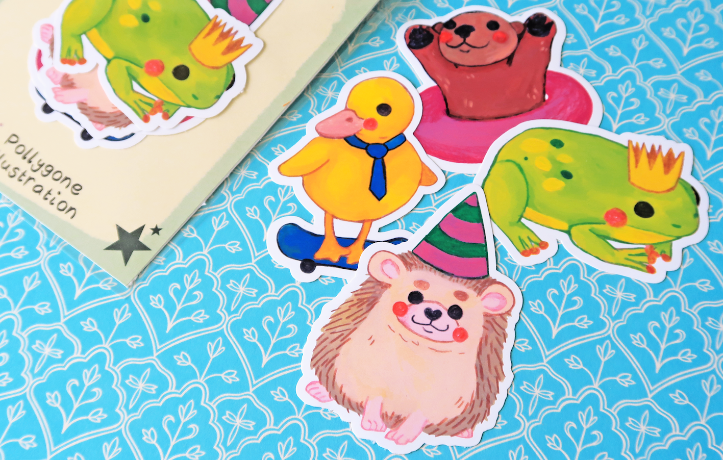 Forest Friends Vinyl Sticker Set (Pack of 4)