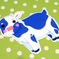 Cow Sticker