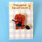 Artie Dog Wooden Pin