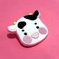 Acrylic Cow Badge