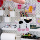 Acrylic Cow keyring